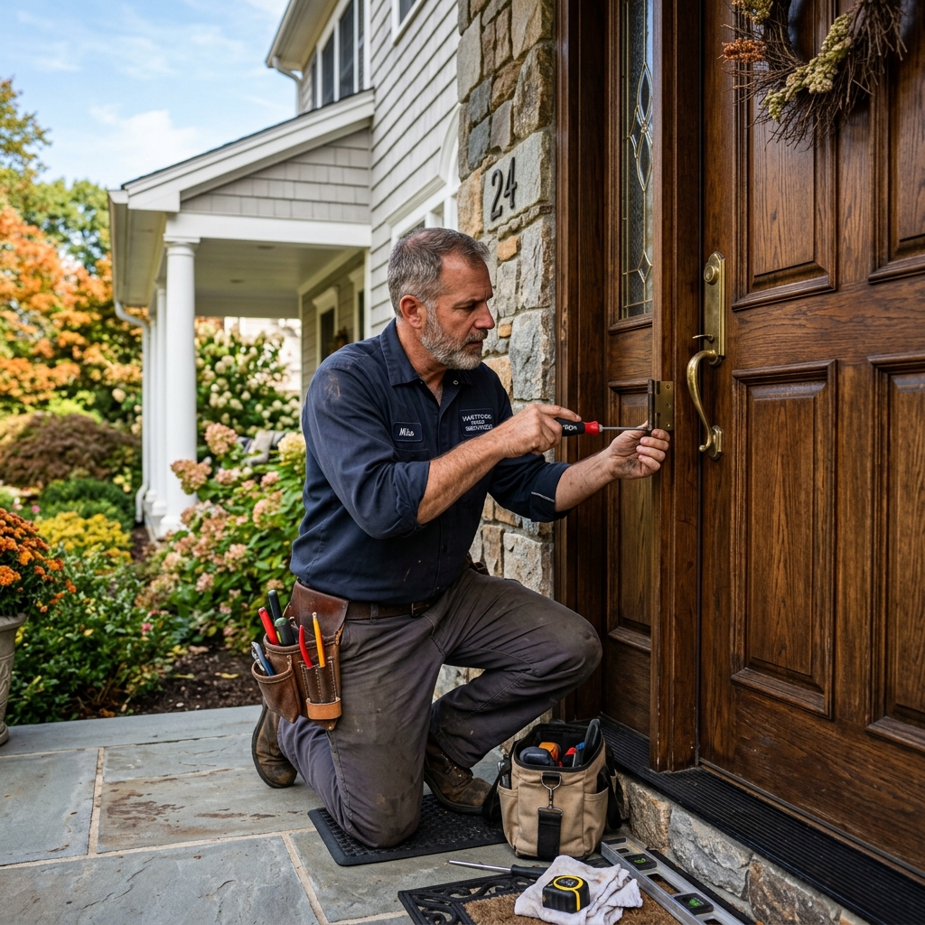 Door Adjustment & Repair services in Connecticut by Stratford Handyman Services